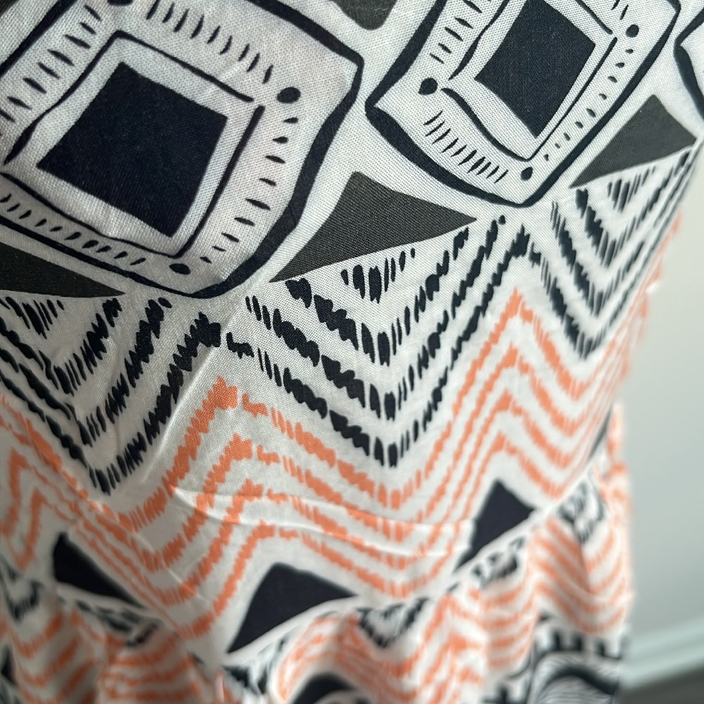 Spaghetti Strap Geo Print Maxi Dress - Picture 12 of 13